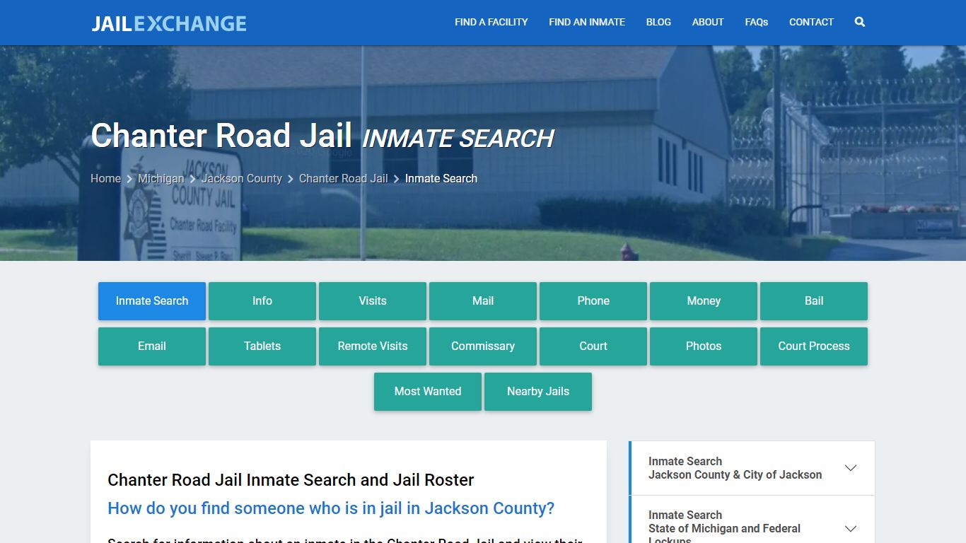 Inmate Search: Roster & Mugshots - Chanter Road Jail, MI